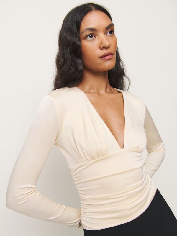 Ines Knit Top - Ivory